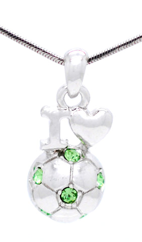 Soccer Necklace Love