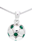 Soccer Ball Necklace - Half Ball