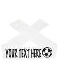 Custom Personalized Soccer TIE Headband - Sparkle Letters!