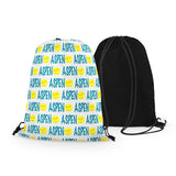 Personalized Softball Fastpitch Drawstring Bag - Full Name
