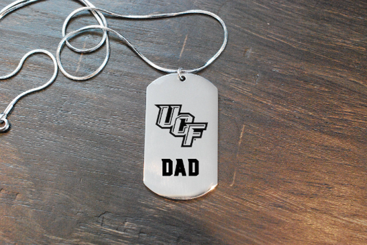 UCF Stainless Steel Dog Tag for DAD