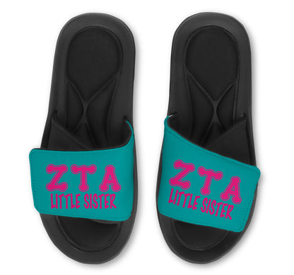 Zeta Tau Alpha Little Sis Slides Sandals